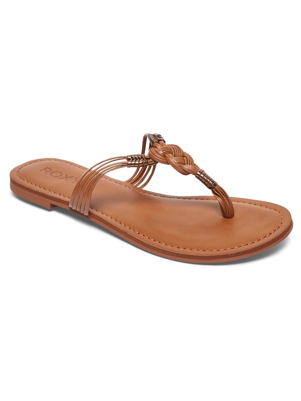 roxy, Teia Sandals, BROWN (brn) 0 Teia Sandals ARJL200565 Roxy