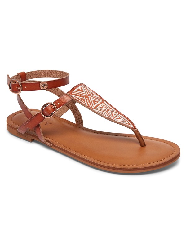 roxy, Milet Sandals, BROWN (brn) 0 Milet Sandals Brown ARJL200566 Roxy