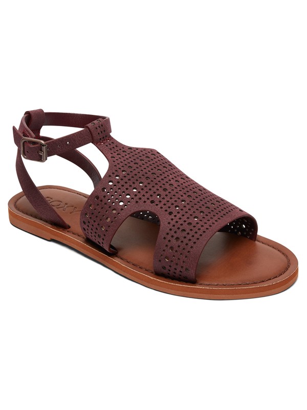 roxy, Karla Sandals, BURGUNDY (bur) 0 Karla Sandals Red ARJL200656 Roxy