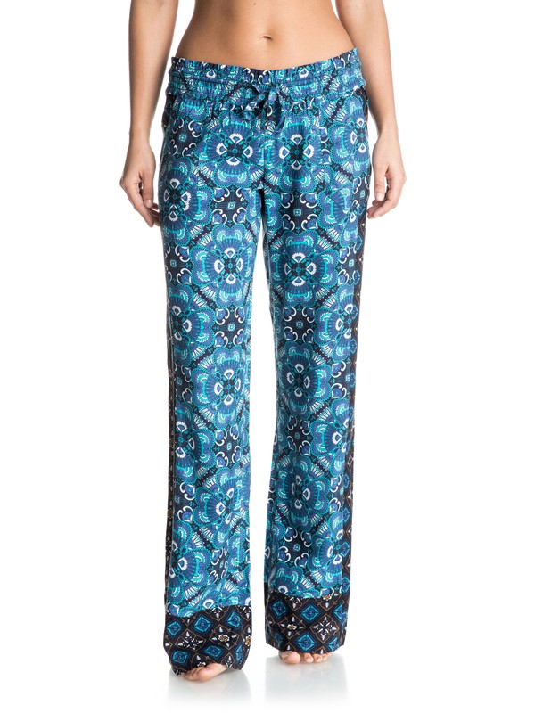 blue beach pants
