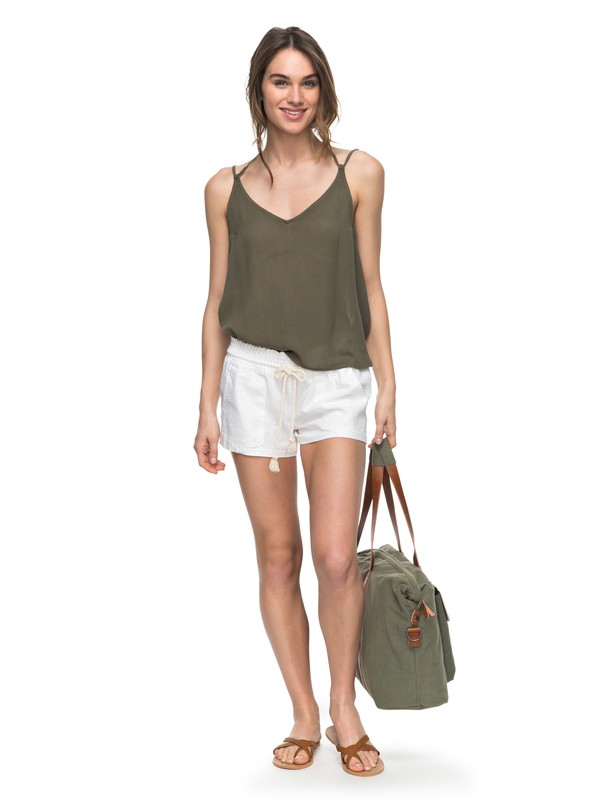 roxy, Oceanside Beach Shorts, SEA SALT (wbb0) 0 Oceanside Beach Shorts White ARJNS03007 Roxy