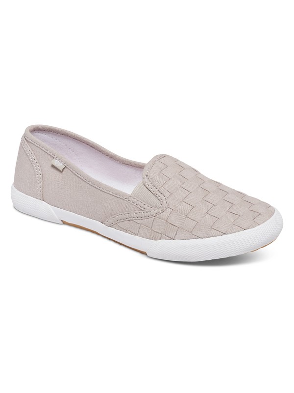 roxy grey slip on shoes