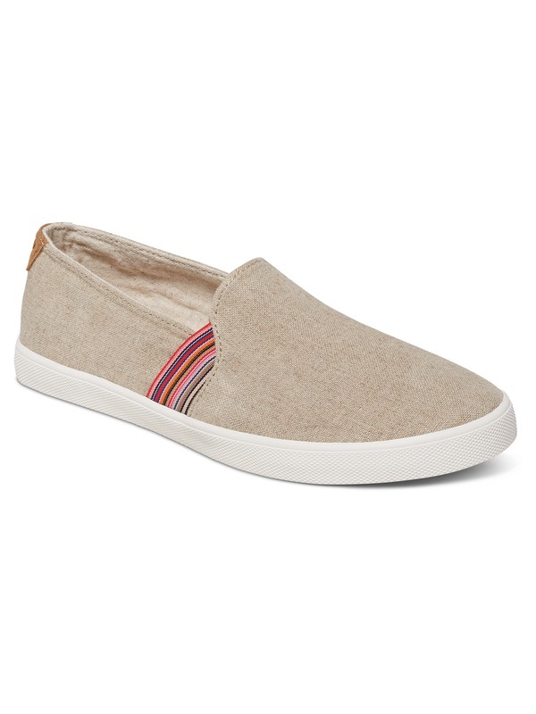 roxy, Atlanta Slip-On Shoes, NATURAL (nat) 0 Atlanta Slip-On Shoes Brown ARJS300275 Roxy