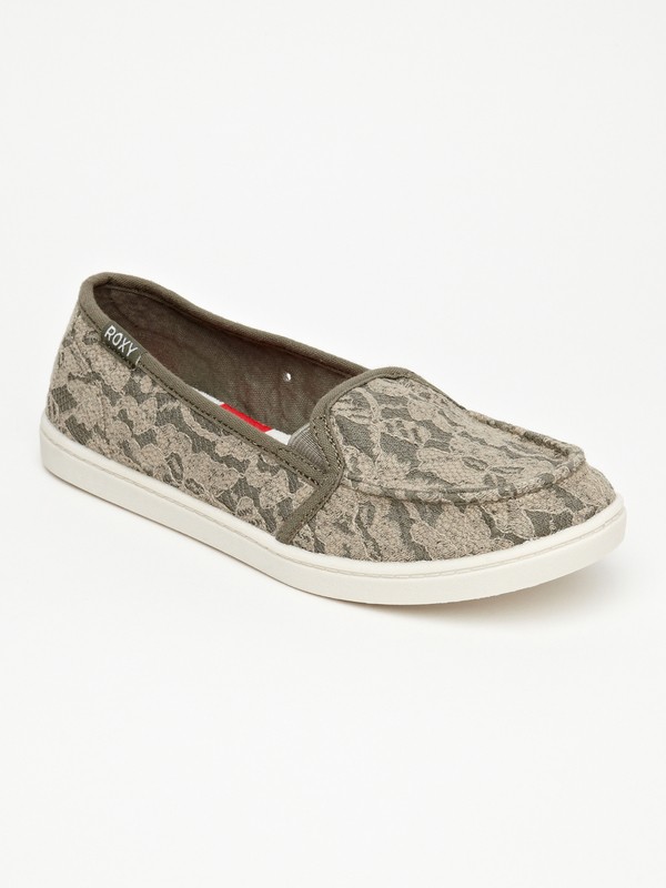 roxy, Lido Shoes, ARMY GREEN (arm) 0 Lido Shoes ARJS600006 Roxy