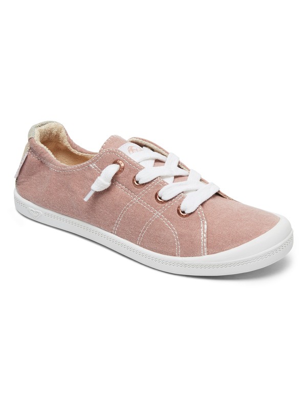 roxy, Bayshore Lace Up Shoes, ROSE (ros) 0 Bayshore Lace Up Shoes Pink ARJS600418 Roxy