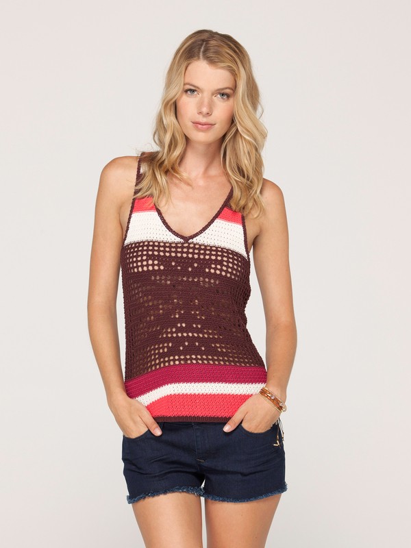 roxy, Sunny Sidey Sweater, DECADENT CHOCOLATE CROCHET PAT (rsq6) 0 Sunny Sidey Sweater ARJSW00044 Roxy