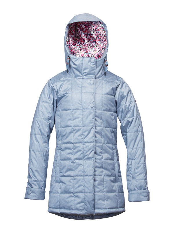 roxy, Risky Business Jacket, FADED DENIM (bjn0) 0 Risky Business Jacket ARJTJ00009 Roxy