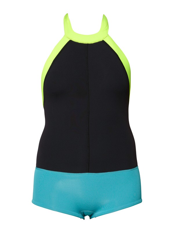 roxy, Hybrid Shortie Wetsuit, TRUE BLACK (kvj0) 0 Hybrid Shortie Wetsuit ARJW600005 Roxy