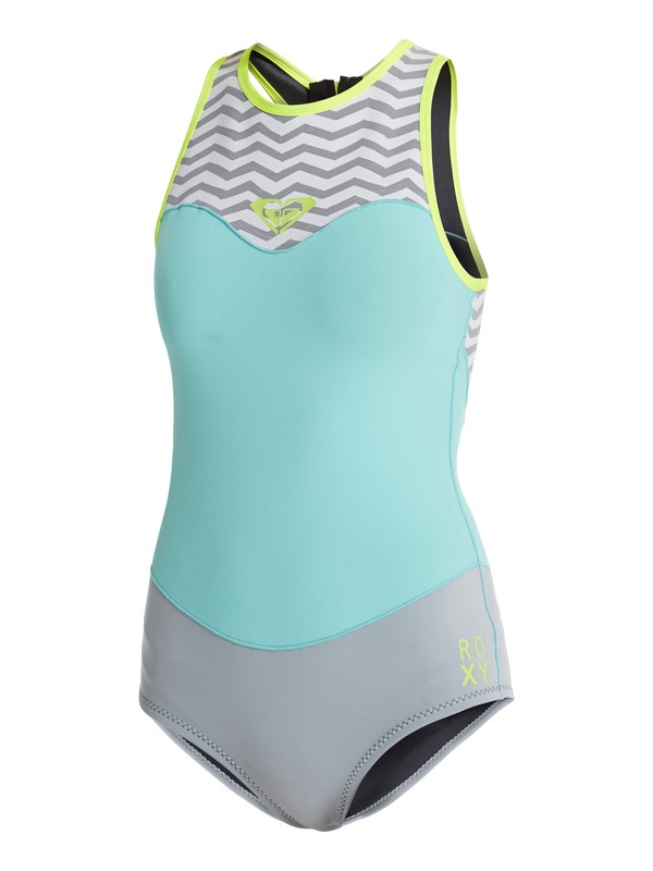 roxy, Гидрокостюм-купальник XY 1 мм, FOG BLUE / GLICER BLUE / F.LEM (xsbg) 0 Гидрокостюм-купальник XY 1 мм Серый ARJW603015 Roxy