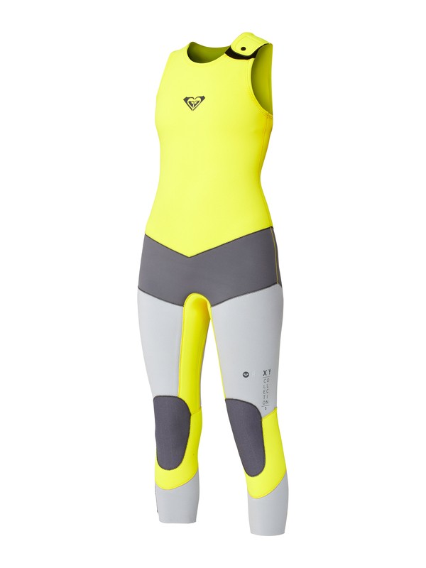roxy, XY 3mm LongJohn, DEEP GREY / GRAPHITE / YELLOW (xksy) 0 XY 3mm LongJohn ARJW700001 Roxy