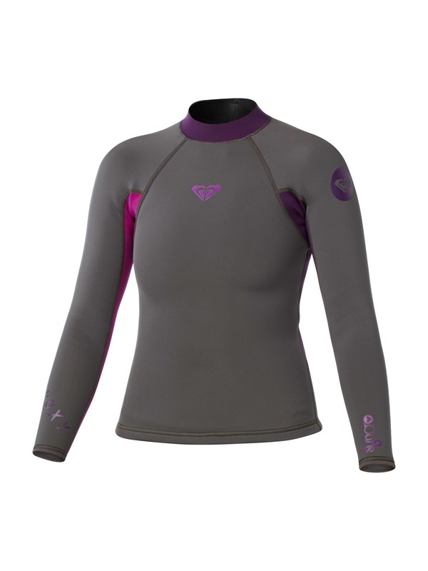 roxy, Syncro 1.5mm Long Sleeve Jacket, GRAPHITE/PURPLE (xkkp) 0 Syncro 1.5mm Long Sleeve Jacket Purple ARJW803001 Roxy