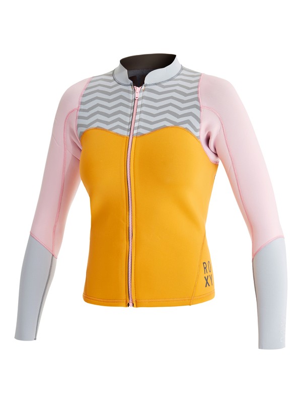 roxy, XY 2mm Wetsuit Jacket, LIGHT ORCHID/FOG BLUE/LIGHT OR (xpbn) 0 XY 2mm Wetsuit Jacket ARJW803008 Roxy