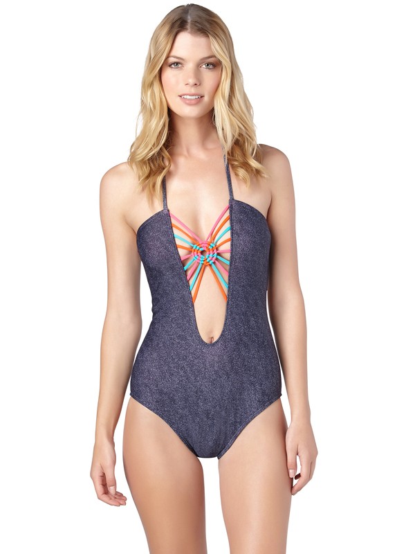 roxy, Sun Bleached One Piece, DBLUE SBLEACHED (pqs6) 0 Sun Bleached One Piece ARJX100005 Roxy