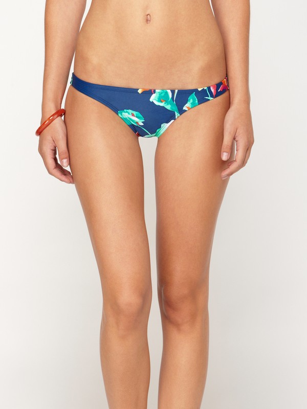 roxy, Tahiti Sunset Itsy Bitsy Bikini Bottoms, TAHITI SUNSET ESTATE BLUE (bsw6) 0 Tahiti Sunset Itsy Bitsy Bikini Bottoms ARJX400009 Roxy