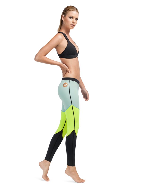 roxy, Pop Surf Optic Nature Surf Leggings, CABBAGE (cbw) 0 Pop Surf Optic Nature Surf Leggings ARJX403087 Roxy