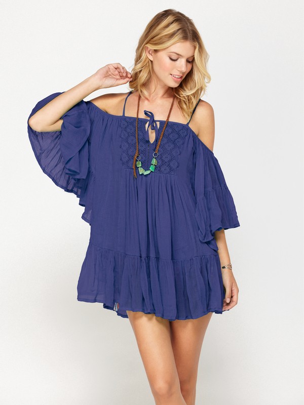 roxy, Beach Dreamer Dress, DEEP BLUE (pqs0) 0 Beach Dreamer Dress ARJX600006 Roxy