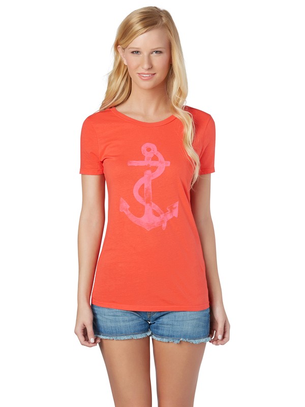 roxy, All Aboard SC T-shirt, HIBISCUS (rmz0) 0 All Aboard SC T-shirt ARJZT00426 Roxy