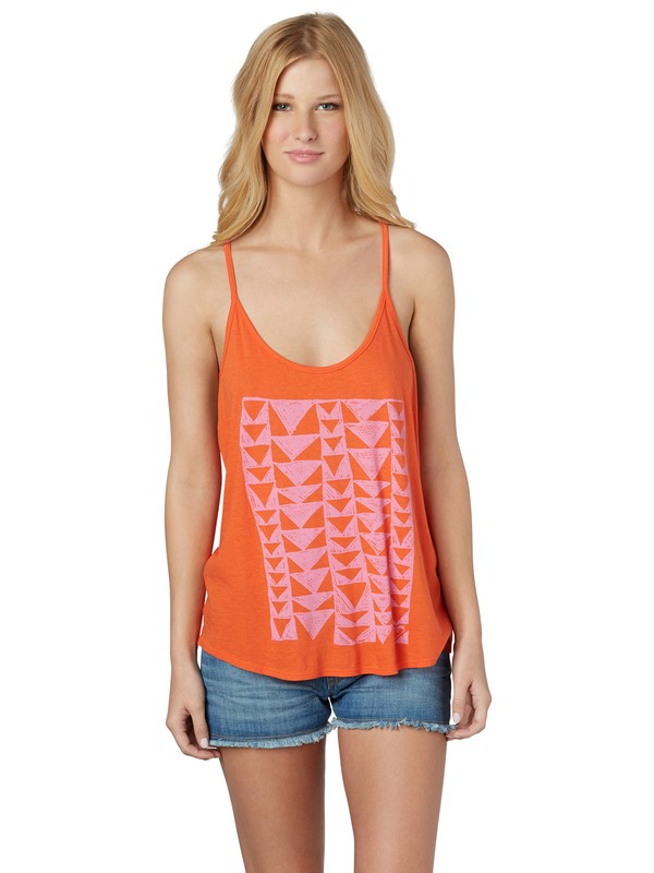 roxy, Tribal Quest MB Tank, SPICY ORANGE (nnz0) 0 Tribal Quest MB Tank ARJZT00449 Roxy