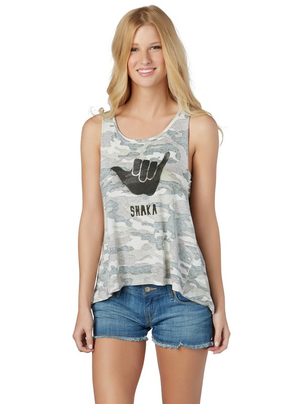 roxy, Shaka MP Tank, DUSTY OLIVE (gpb0) 0 Shaka MP Tank ARJZT00459 Roxy