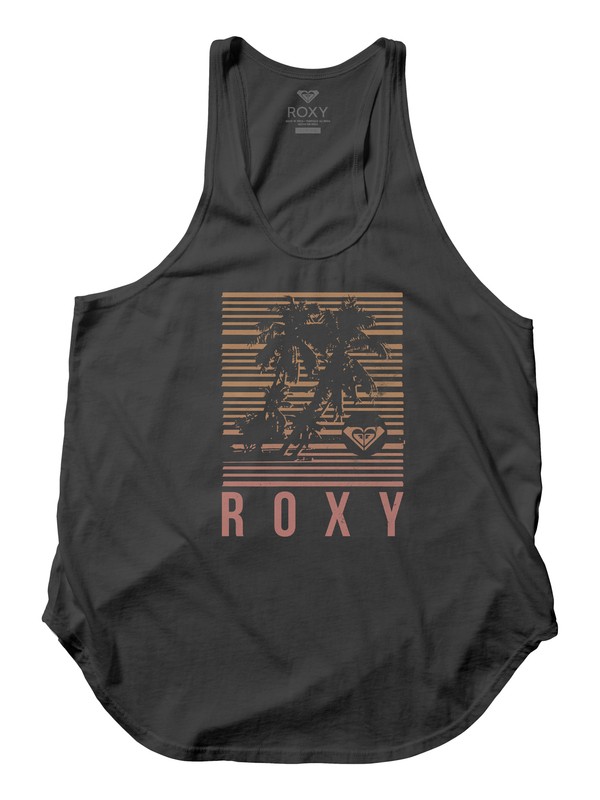 roxy, Window To Soul Racerback Tank, DARK MIDNIGHT (kry0) 0 Window To Soul Racerback Tank Black ARJZT04158 Roxy