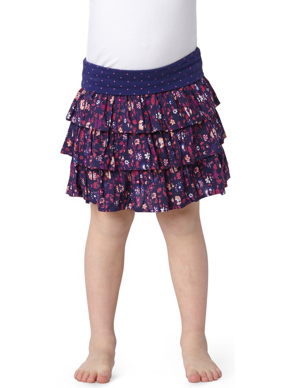 roxy, Girls 2-6 Layer Cake Skirt, INDIGO ETHNIC FLORAL DITSY (pss6) 0 Girls 2-6 Layer Cake Skirt ARLWK00005 Roxy