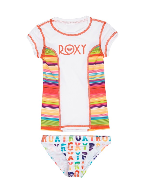 roxy, Girls 2-6 Sundown Rashguard Set, SEA SALT (wbb0) 0 Girls 2-6 Sundown Rashguard Set ARLWR00008 Roxy