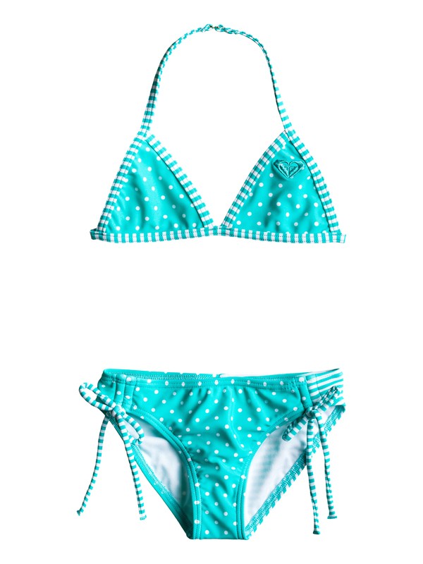 roxy, Girls 2-6 Doll Face Tiki Tri Set Swimsuit, LTJADEDOLLFACESTRIPE (bnf7) 0 Girls 2-6 Doll Face Tiki Tri Set Swimsuit ARLX200002 Roxy