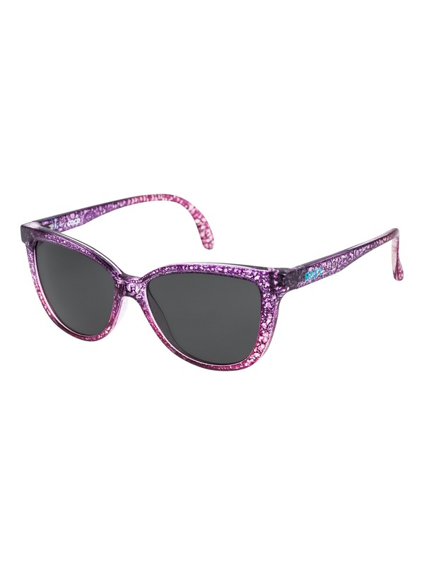 roxy, Coco - Sonnenbrille, CRYSTAL PINK SPLATTER/GREY (xmms) 0 Coco - Sonnenbrille Rosa ERG6016 Roxy