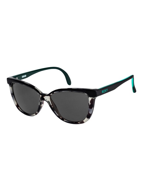 roxy, Coco - Lunettes de soleil, SHINY TORTOISE GREY-BLACK/GREY (xsks) 0 Coco - Lunettes de soleil Gris ERG6016 Roxy