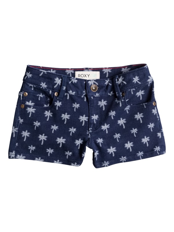 roxy, Lysi - Denim Shorts, MINI LITTLE PALM TREE COMBO EC (btc7) 0 Lysi - Denim Shorts ERGDS03019 Roxy