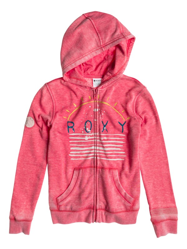 roxy, Girls 7-14 Brookyn B Hoodie, CALYPSO CORAL (mkl0) 0 Girls 7-14 Brookyn B Hoodie ERGFT03002 Roxy