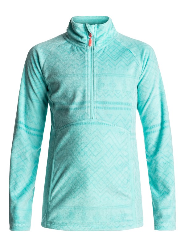 roxy, Cascade - Fleece mit Reißverschluss, ARUBA BLUE_ASTA LAYER PRINT (bfk5) 0 Cascade - Fleece mit Reißverschluss Blau ERGFT03210 Roxy