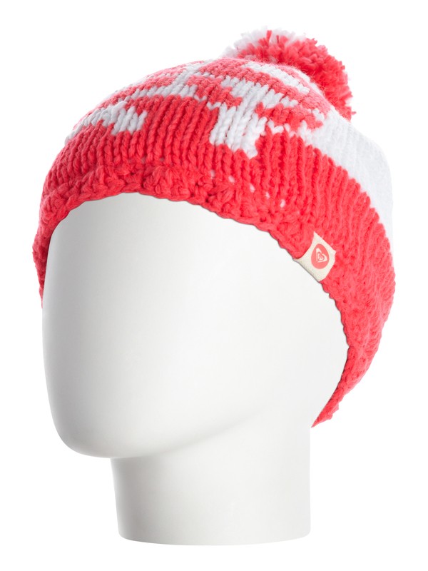 roxy, Girls 7-14 FJord Beanie, BRIGHT WHITE (wbb0) 0 Girls 7-14 FJord Beanie White ERGHA00011 Roxy