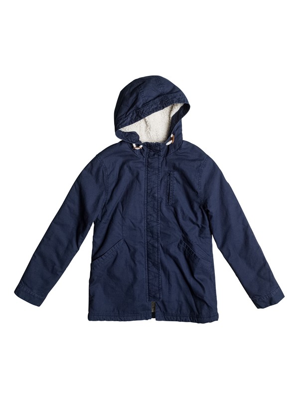 roxy, European Folklore - Parka Jacket, DRESS BLUES (btk0) 0 European Folklore - Parka Jacket Blue ERGJK03043 Roxy