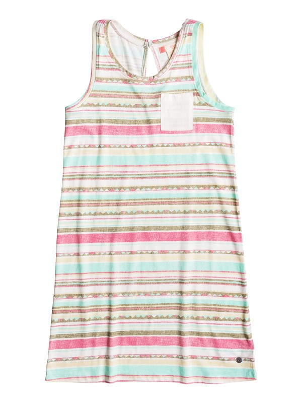 roxy, Wind Blows - Vestido de Tirantes, BEACH GLASS GIRL SOMBRERO STRI (gcz3) 0 Wind Blows - Vestido de Tirantes Verde ERGKD03022 Roxy