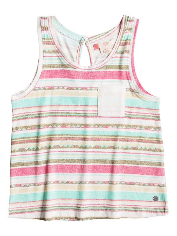 roxy, Blue Prince - Top sans manches, BEACH GLASS GIRL SOMBRERO STRI (gcz3) 0 Blue Prince - Top sans manches Vert ERGKT03042 Roxy