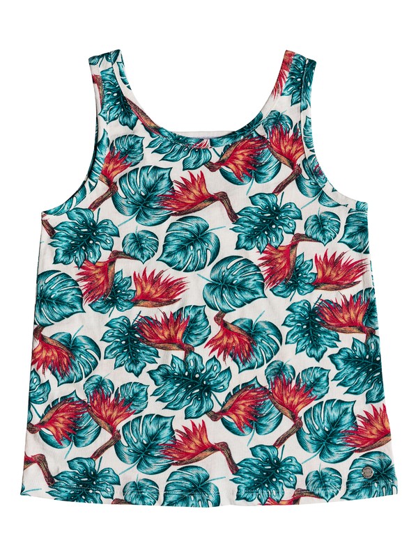 roxy, Feeling Free - Vest Top, MARSHMALLOW ABYSSAL TROPICAL (xwgr) 0 Feeling Free - Vest Top White ERGKT03072 Roxy