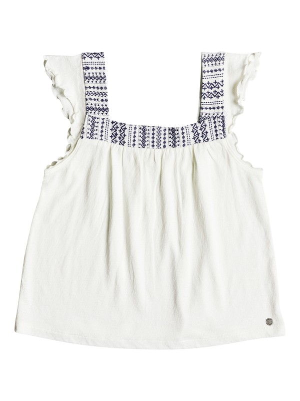 roxy, Sun Rises - Strappy Top, MARSHMALLOW (wbt0) 0 Sun Rises - Strappy Top White ERGKT03076 Roxy