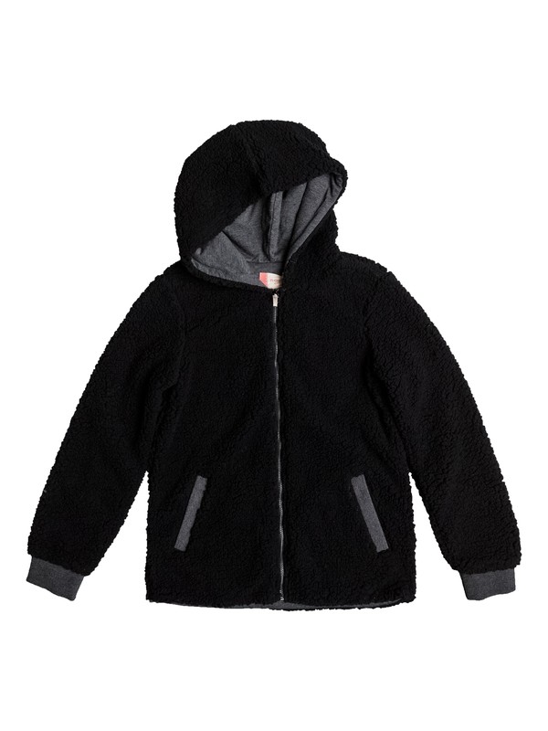 roxy, Share New Words - Sudadera con capucha y cremallera, ANTHRACITE (kvj0) 0 Share New Words - Sudadera con capucha y cremallera Negro ERGPF03011 Roxy