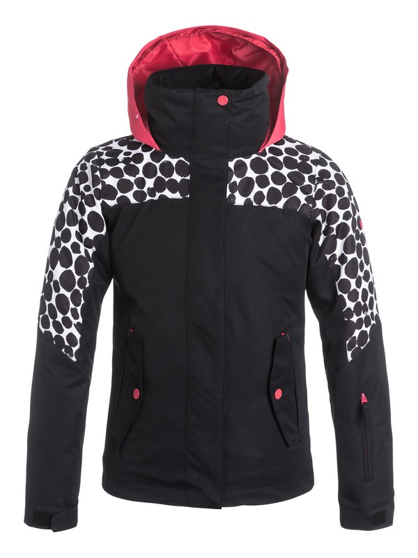 roxy, ROXY Jetty Colorblock - Veste de snow, IRREGULAR DOTS_TRUE BLACK (kvj1) 0 ROXY Jetty Colorblock - Veste de snow ERGTJ03021 Roxy