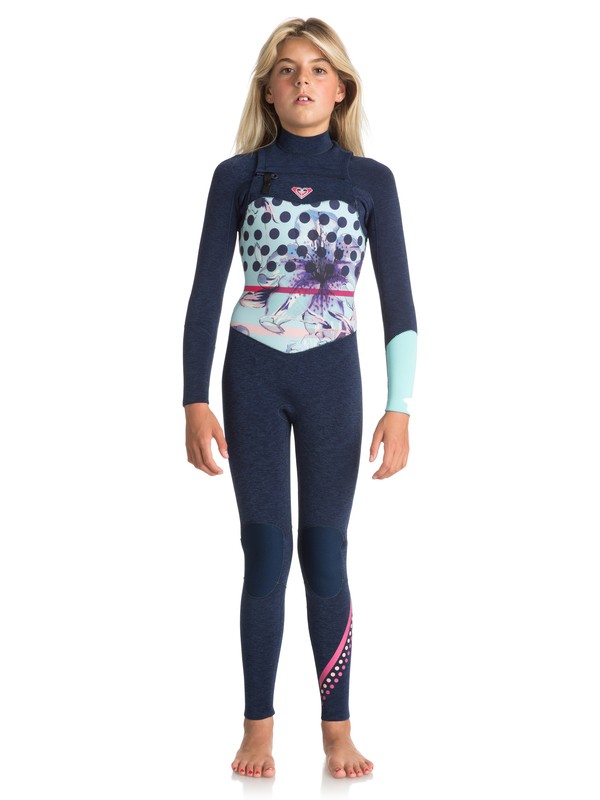roxy, 3/2mm Pop Surf - Combinaison zip poitrine, NAVY (bte0) 0 3/2mm Pop Surf - Combinaison zip poitrine Bleu ERGW103021 Roxy