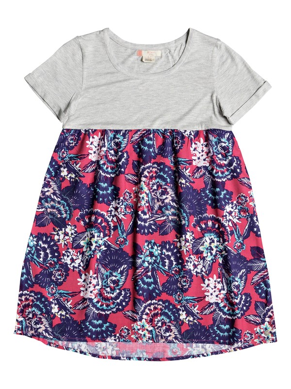 roxy, Branche Of Lilac - Robe tee-shirt, ROUGE RED MAHNA MAHNA (mlj5) 0 Branche Of Lilac - Robe tee-shirt Rose ERGWD03043 Roxy