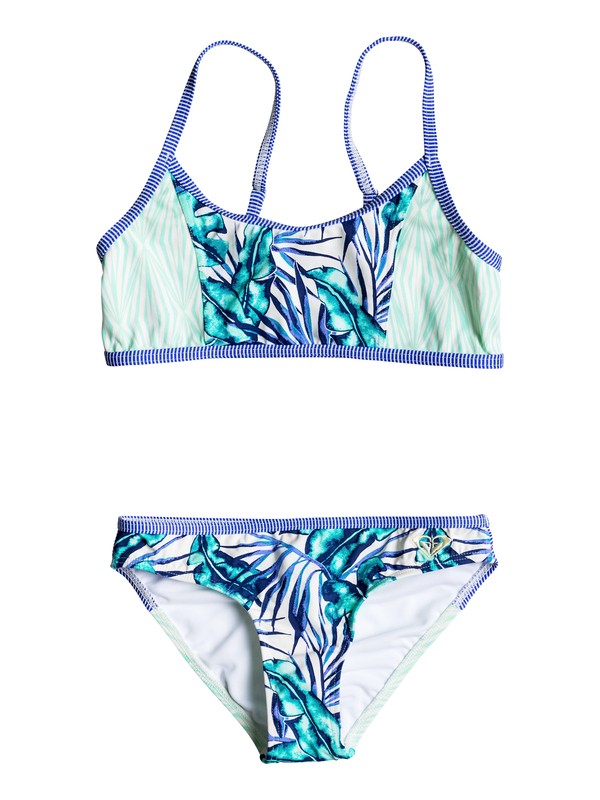 roxy, Geo Mix' In - Maillot de bain deux pièces brassière, TROPICAL DAYS MARSHMELLOW (wbt6) 0 Geo Mix' In - Maillot de bain deux pièces brassière ERGX203062 Roxy