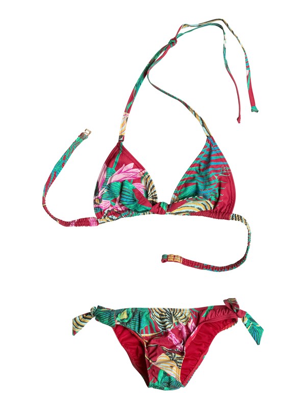 Girls 7 14 Cuba Gang Tiki Tri Bikini Set ERGX203088 Roxy