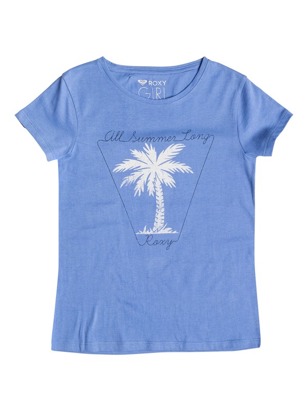 roxy, Basic Crew All Summer Long - T-shirt, CHAMBRAY (pmk0) 0 Basic Crew All Summer Long - T-shirt ERGZT03082 Roxy