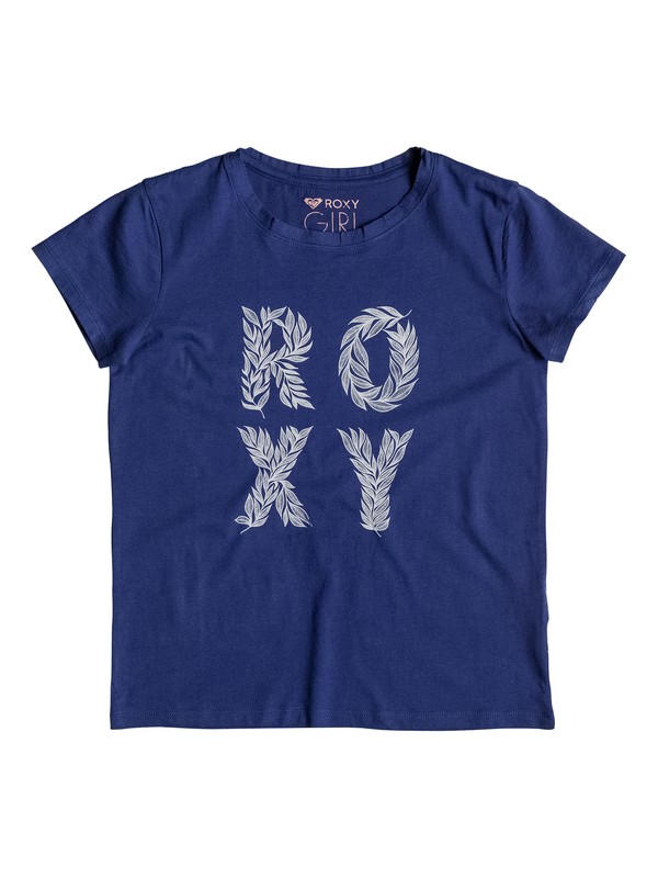 roxy, Crew Wild Child - Tee-Shirt, BLUE PRINT (bsq0) 0 Crew Wild Child - Tee-Shirt ERGZT03110 Roxy