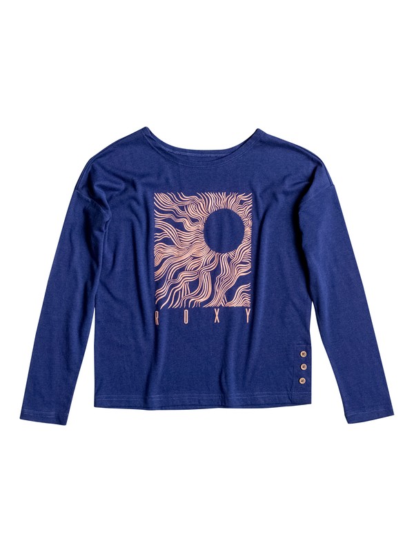 roxy, Street Of Dream - Tee-Shirt à manches longues, BLUE PRINT (bsq0) 0 Street Of Dream - Tee-Shirt à manches longues ERGZT03123 Roxy