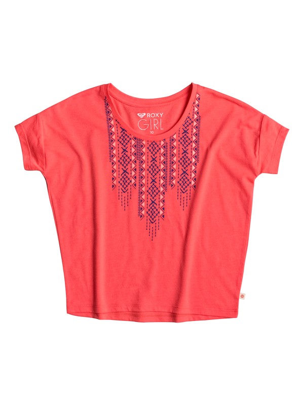 roxy, Little Y Geo - Tee-Shirt, NEON GRAPEFRUIT (nkn0) 0 Little Y Geo - Tee-Shirt ERGZT03182 Roxy