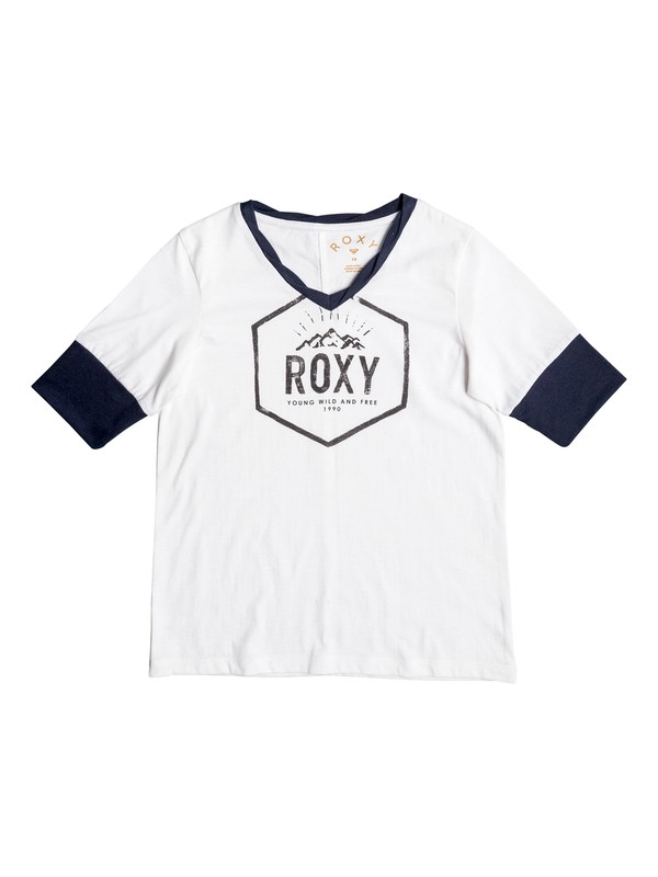 roxy, Fleeting Moments - T-Shirt mit 3/4 Ärmeln, MARSHMELLOW (wbt0) 0 Fleeting Moments - T-Shirt mit 3/4 Ärmeln Weiss ERGZT03223 Roxy
