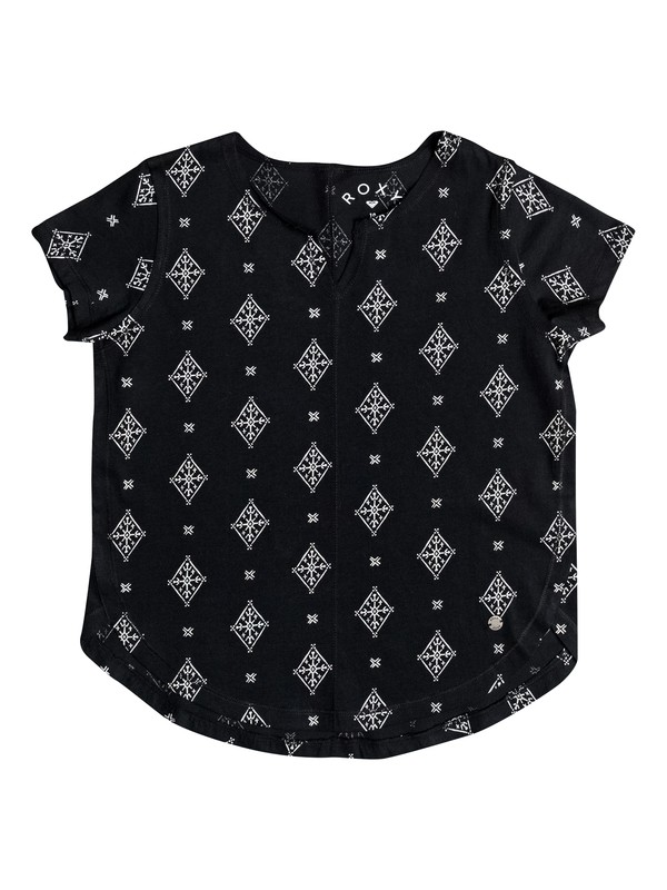 roxy, Falling Star - Tee-Shirt à Manches Courtes, ANTHRACITE TRIBAL VOICE RG (kvj2) 0 Falling Star - Tee-Shirt à Manches Courtes Noir ERGZT03224 Roxy